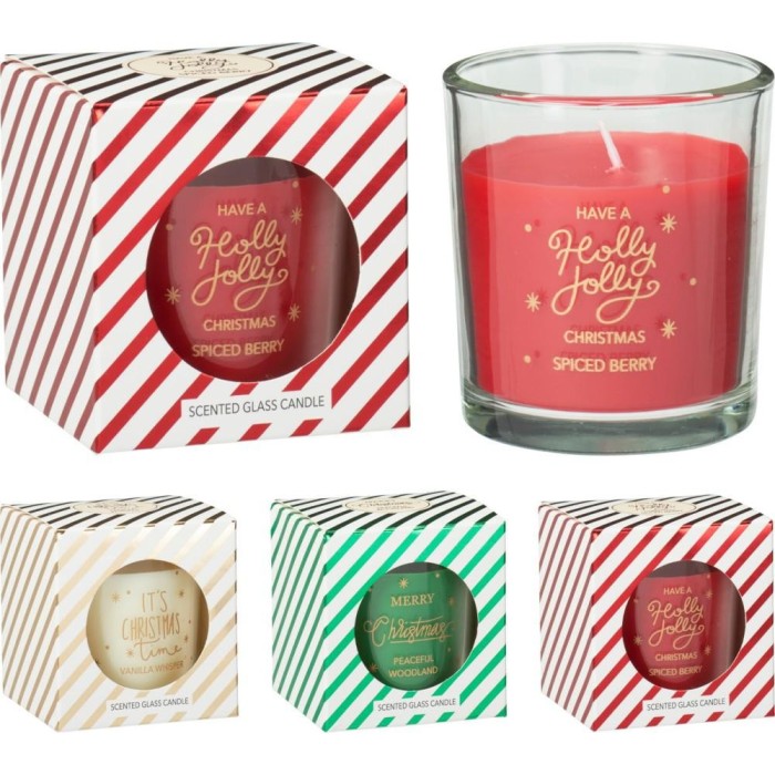 VASO VETRO CCANDELA 7CM 3ASS